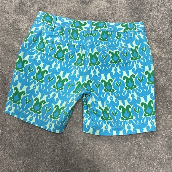 Talbots Blue and Green Patterned Shorts. Like new. - Picture 2 of 5